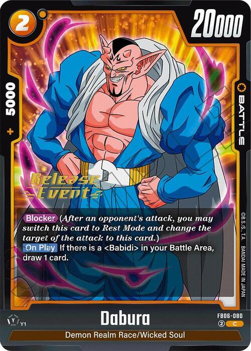 Dabura Card Front