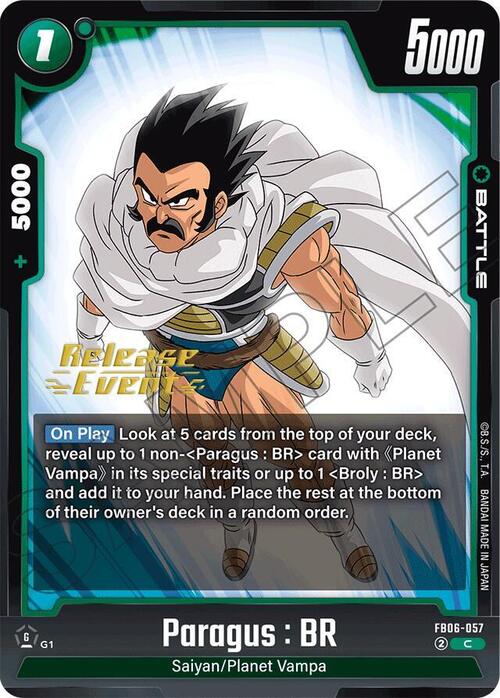 Paragus : BR Card Front