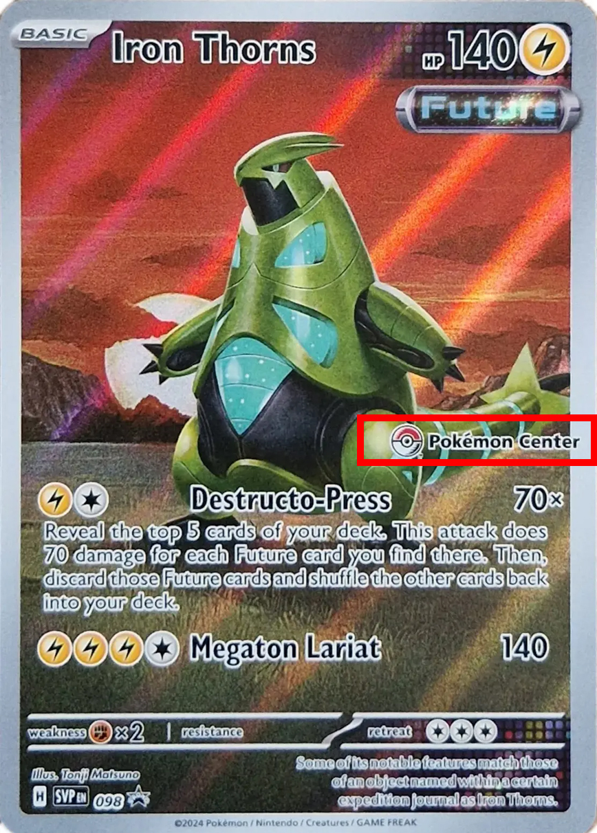 Iron Thorns SV Black Star Promos | Pokémon | CardTrader