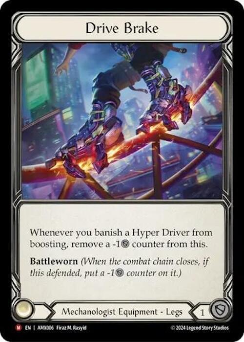 Drive Brake Card Front