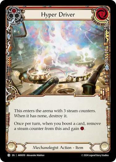 Hyper Driver - Red Card Front