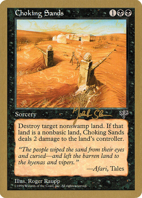 Sabbia Soffocante Card Front