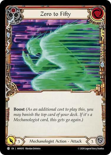 Zero to Fifty - Red Card Front