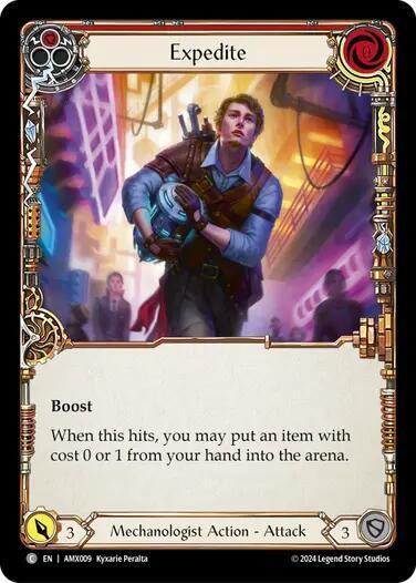 Affrettare - Rosso Card Front