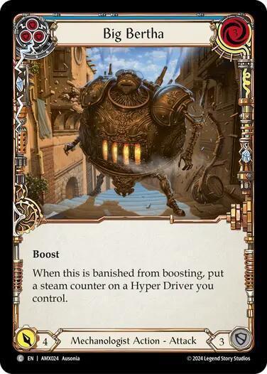 Grande Berta - Blu Card Front