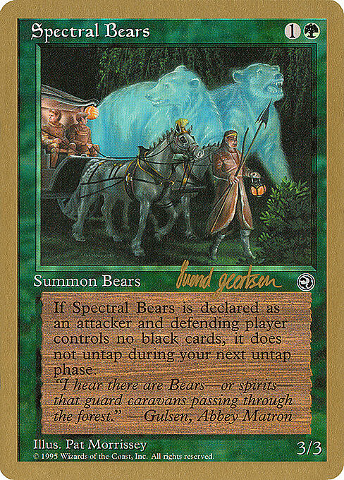 Spectral Bears Card Front