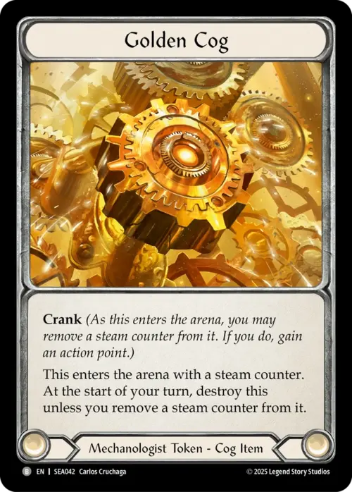 Golden Cog // Gold Card Front