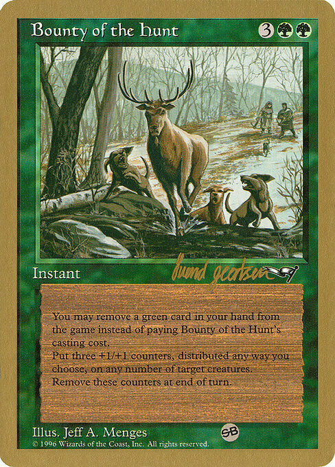 Bounty of the Hunt Card Front