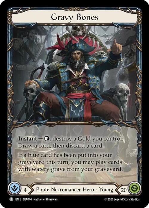 Gravy Bones // Treasure Island Card Front