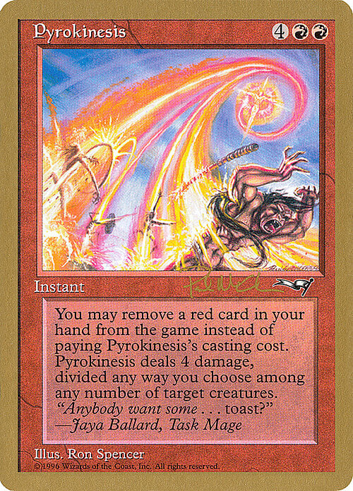 Pyrokinesis Card Front