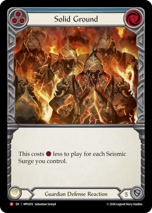 Solid Ground Card Front