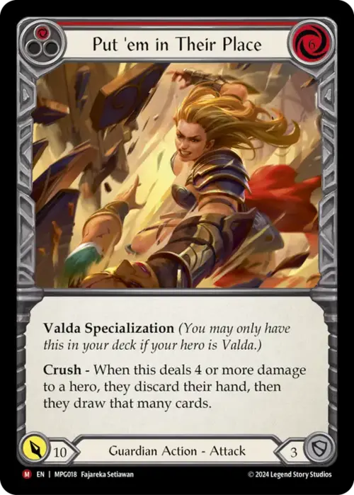 Put 'Em In Their Place Card Front