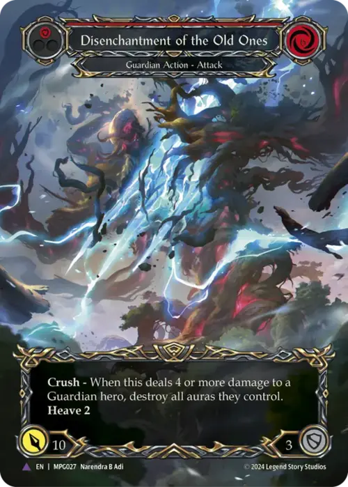 Disenchantment of the Old Ones Card Front