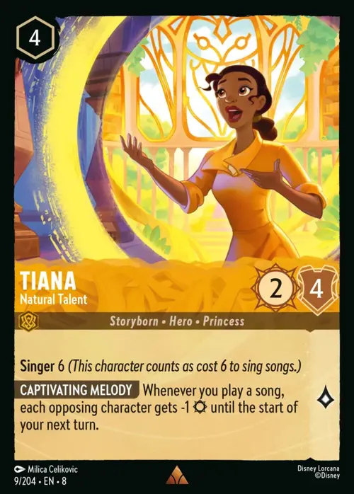 Tiana - Natural Talent Card Front
