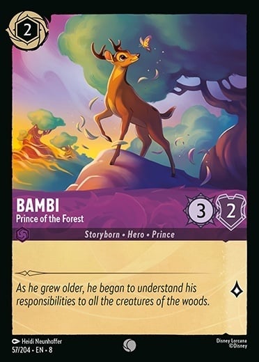 Bambi - Prince of the Forest Card Front