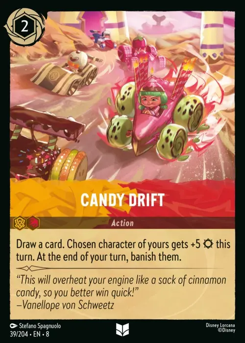 Candy Drift Card Front