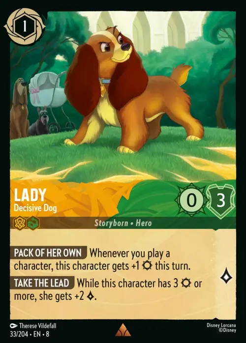 Lady - Decisive Dog Card Front