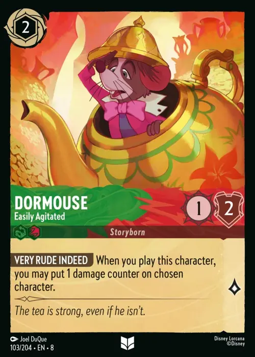 Dormouse - Easily Agitated Card Front