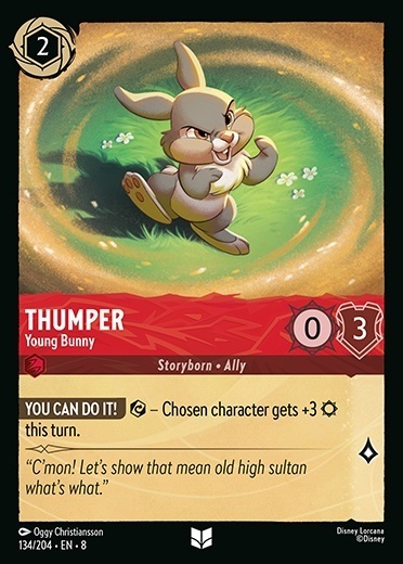 Thumper - Young Bunny Card Front