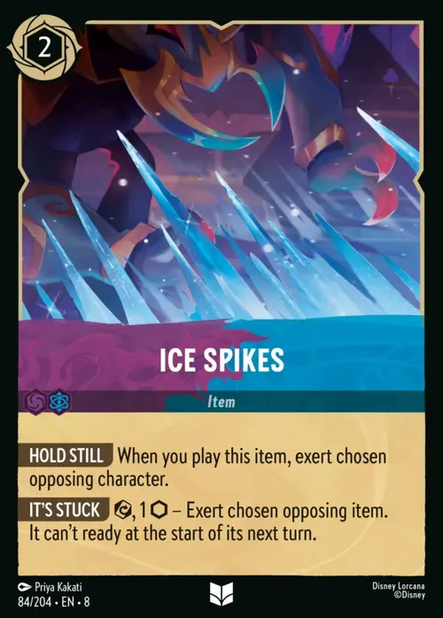 Ice Spikes Card Front