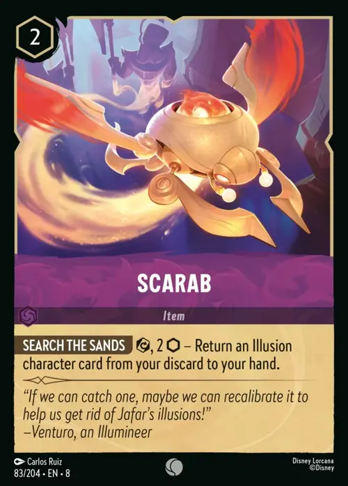Scarab Card Front