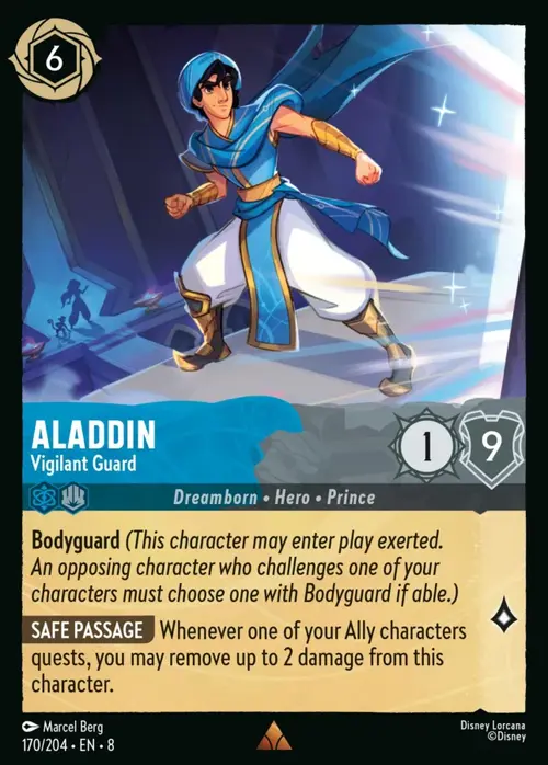 Aladdin - Vigilant Guard Card Front