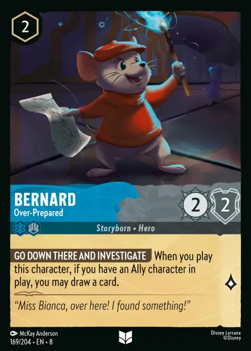 Bernard - Over-Prepared Card Front