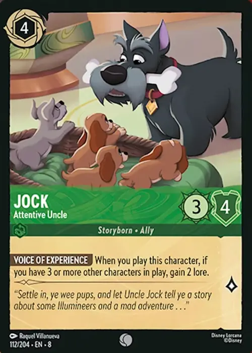 Jock - Attentive Uncle Card Front