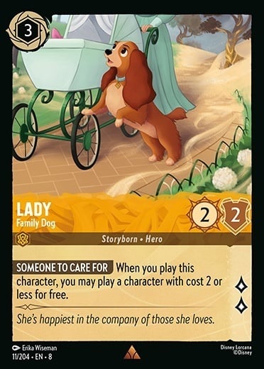 Lady - Family Dog Card Front