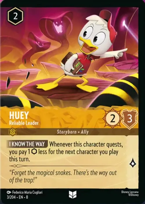 Huey - Reliable Leader Card Front