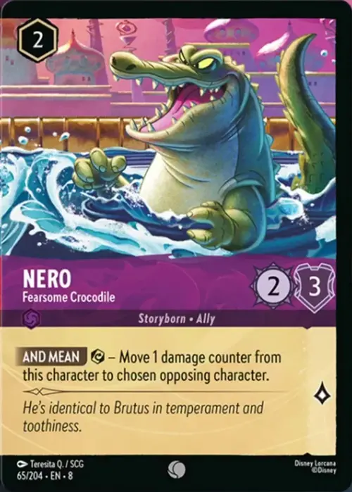 Nero - Fearsome Crocodile Card Front