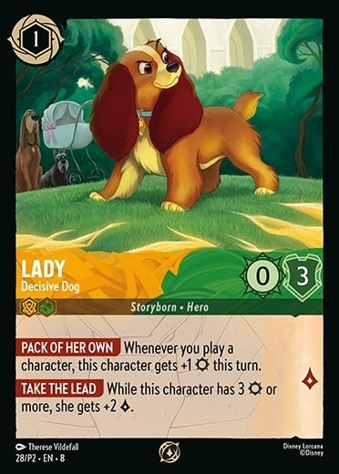 Lady – Decisive Dog Card Front
