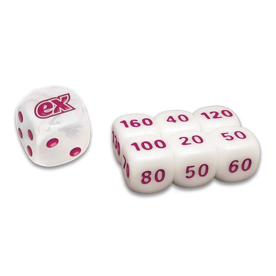 White Flare Dice Set
