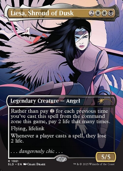 Liesa, Shroud of Dusk Card Front