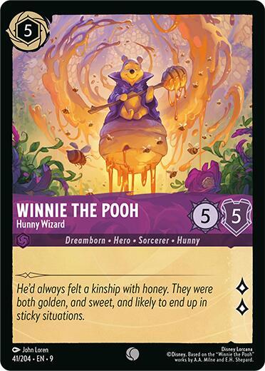 Winnie the Pooh - Hunny Wizard Card Front