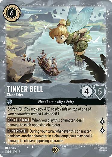 Tinker Bell - Giant Fairy Card Front