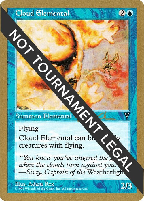 Elementale delle Nubi Card Front