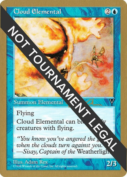 Cloud Elemental Card Front