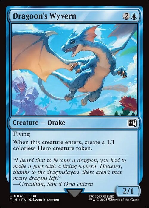 Dragoon's Wyvern Card Front
