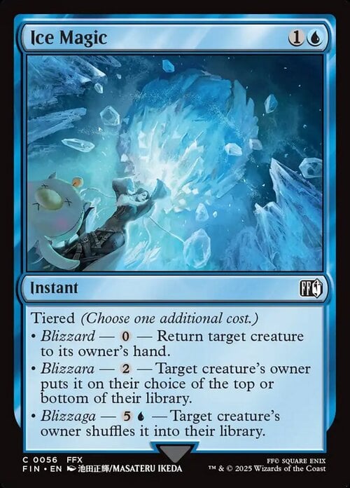 Ice Magic Card Front