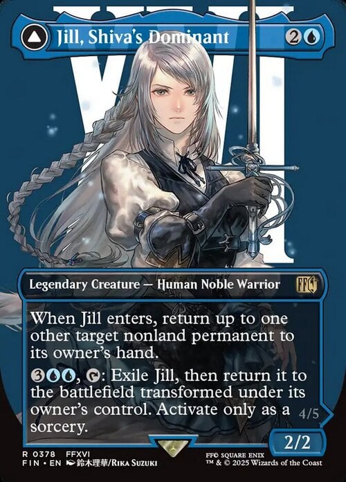 Jill, Shiva's Dominant // Shiva, Warden of Ice Card Front