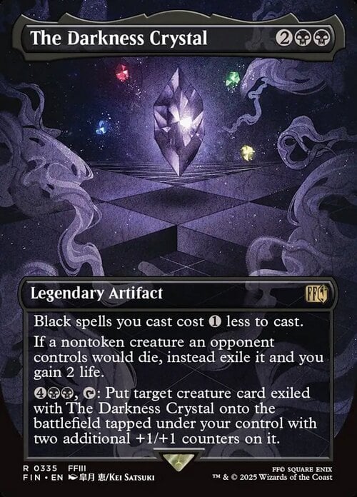 The Darkness Crystal Card Front