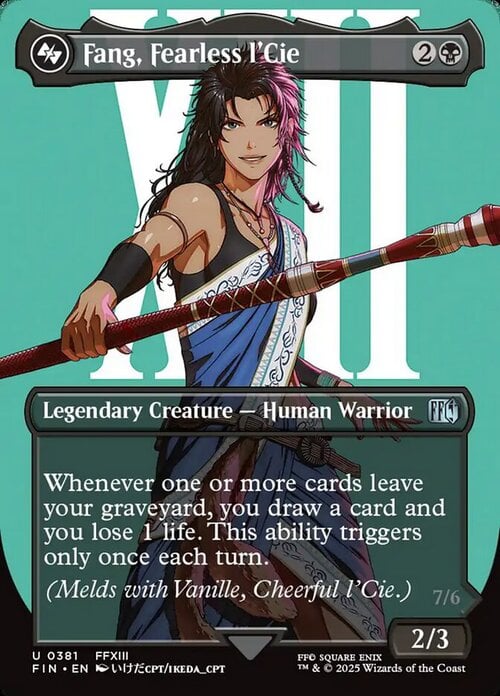 Fang, Fearless l'Cie // Ragnarok, Divine Deliverance Card Front