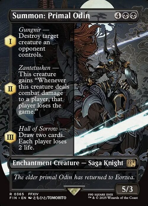 Summon: Primal Odin Card Front