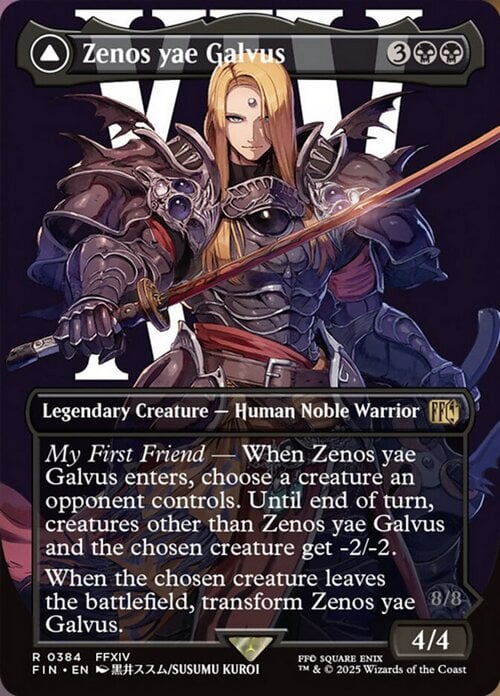 Zenos yae Galvus // Shinryu, Transcendent Rival Card Front