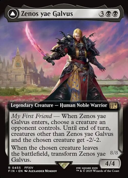 Zenos yae Galvus // Shinryu, Transcendent Rival Card Front