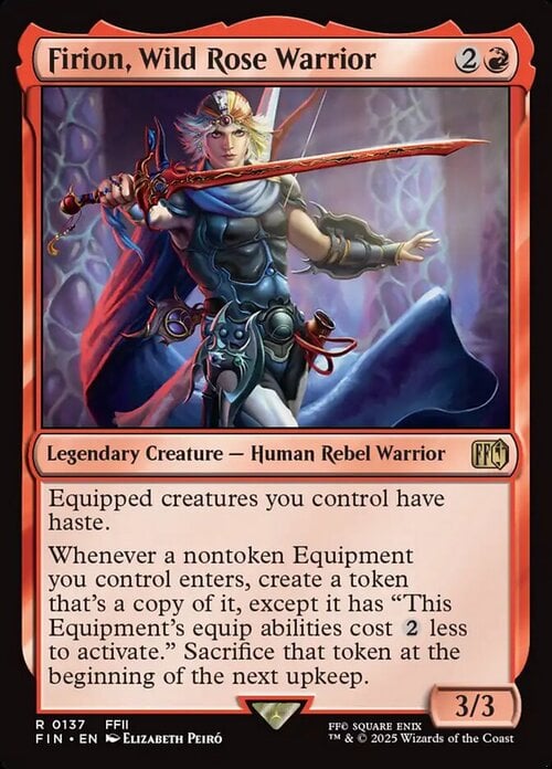 Firion, Wild Rose Warrior Card Front