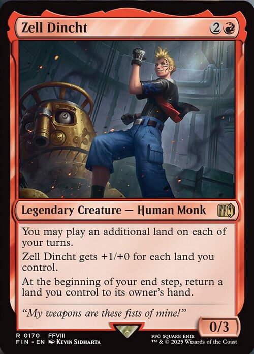 Zell Dincht Card Front