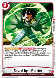 Saved by a Barrier · Championship Pack 01 FB02-033