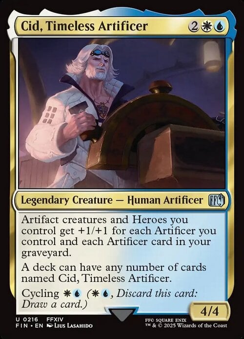 Cid, Timeless Artificer Card Front